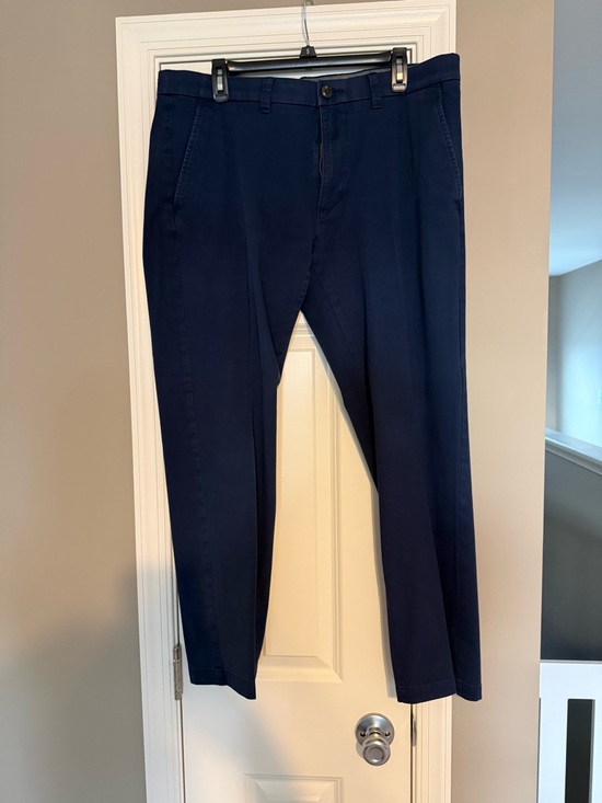 Haggar Other - Men JM Haggar Navy Blue Flat-Front Pants